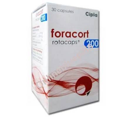 FORACORT ROTACAPS 200 MCG + 6 MCG